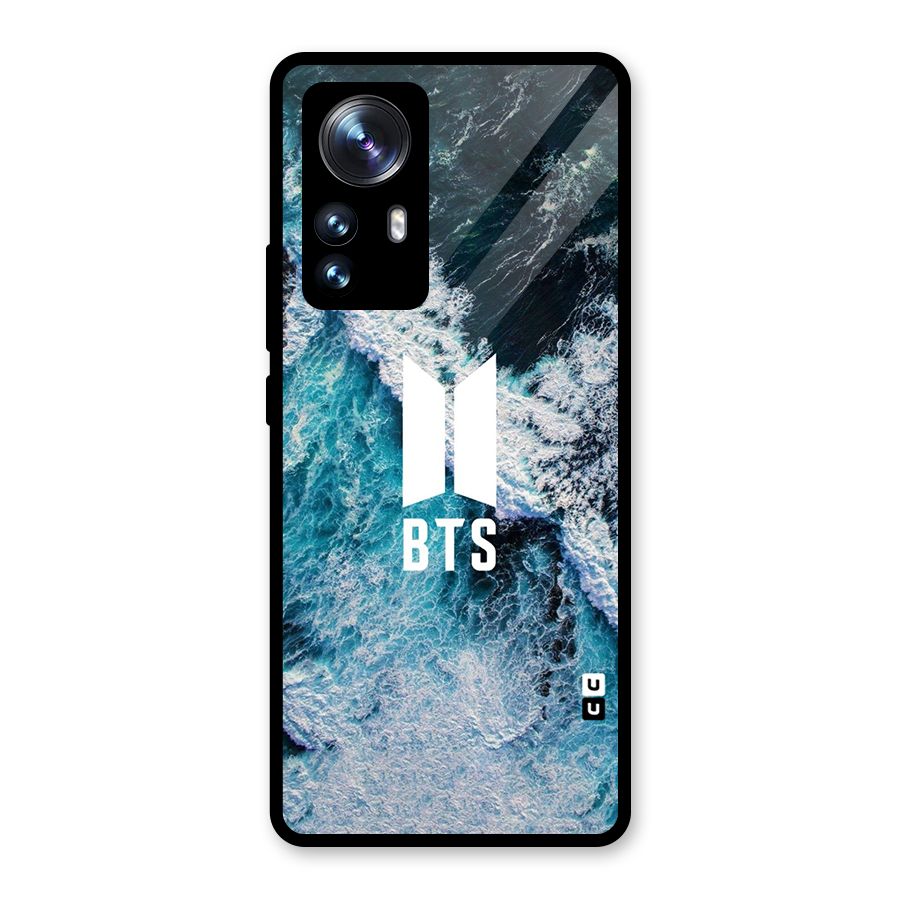 BTS Ocean Waves Glass Back Case for Xiaomi 12 Pro