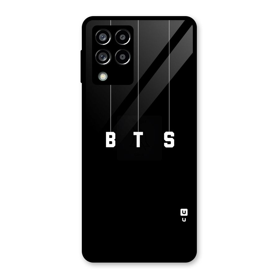 BTS Strings Glass Back Case for Galaxy M53 5G