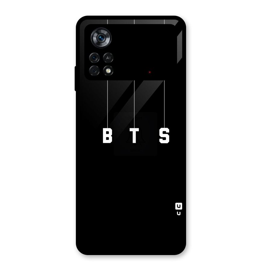 BTS Strings Glass Back Case for Poco X4 Pro 5G