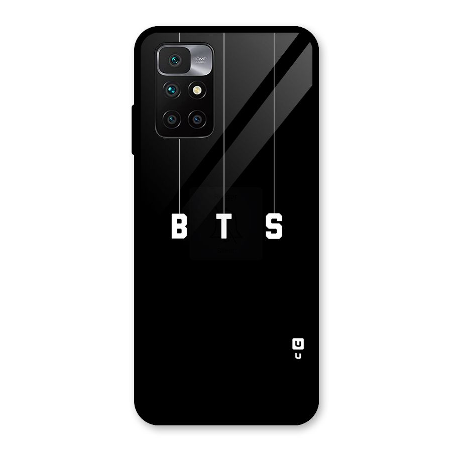 BTS Strings Glass Back Case for Redmi 10 Prime