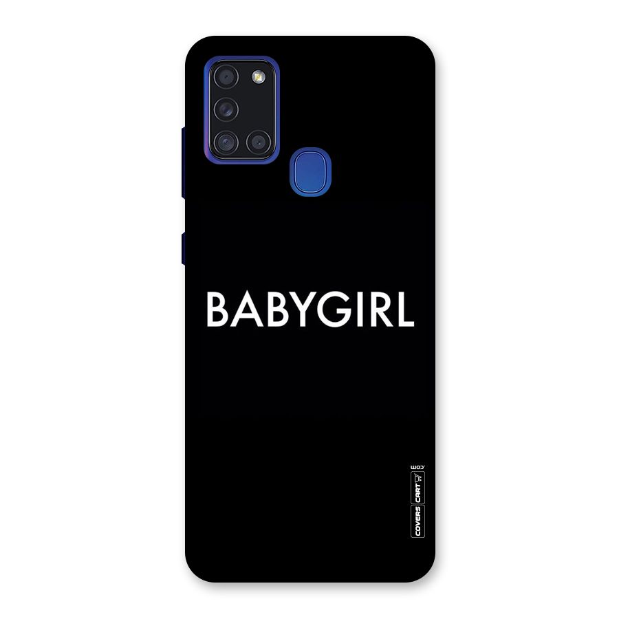 Baby Girl Back Case for Galaxy A21s