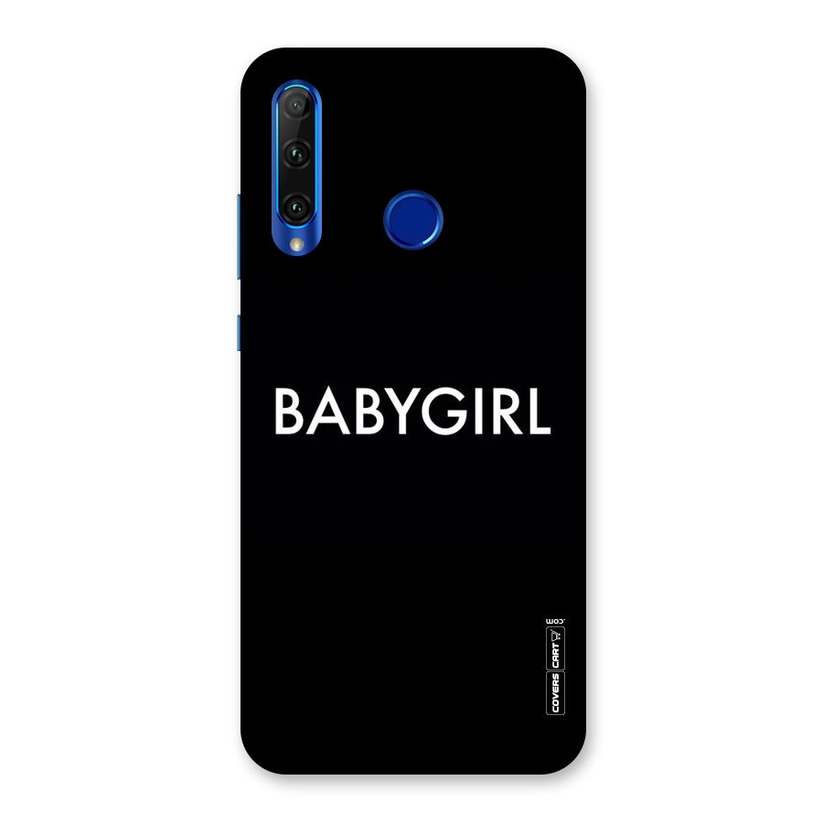 Baby Girl Back Case for Honor 20i