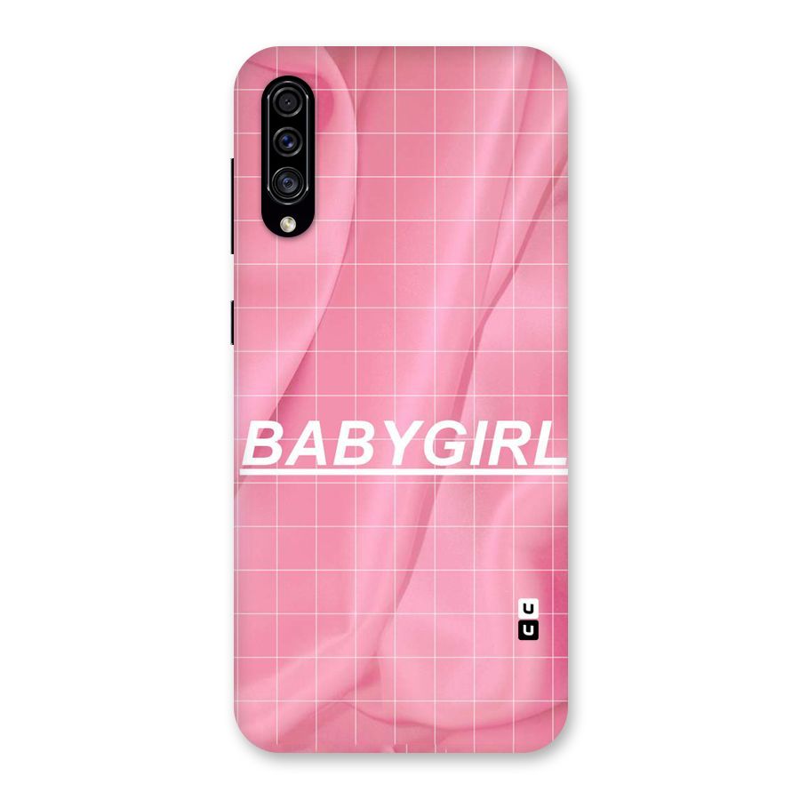 Baby Girl Check Back Case for Galaxy A30s