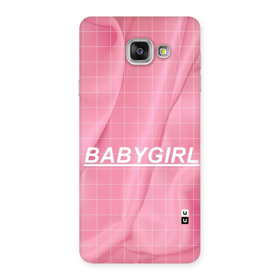 Baby Girl Check Back Case for Galaxy A7 2016