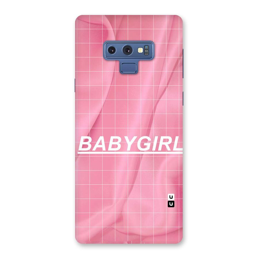 Baby Girl Check Back Case for Galaxy Note 9