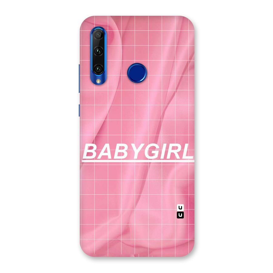 Baby Girl Check Back Case for Honor 20i