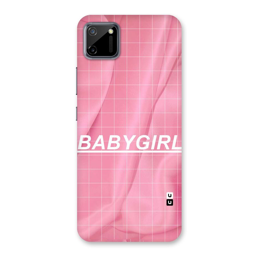 Baby Girl Check Back Case for Realme C11