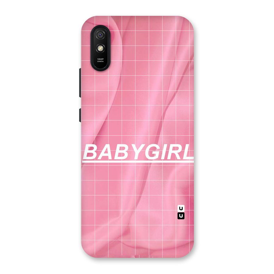 Baby Girl Check Back Case for Redmi 9A