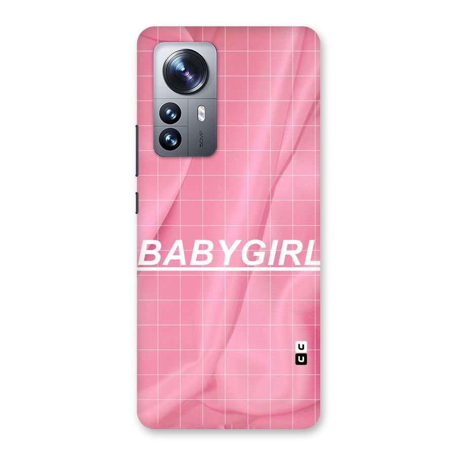 Baby Girl Check Back Case for Xiaomi 12 Pro