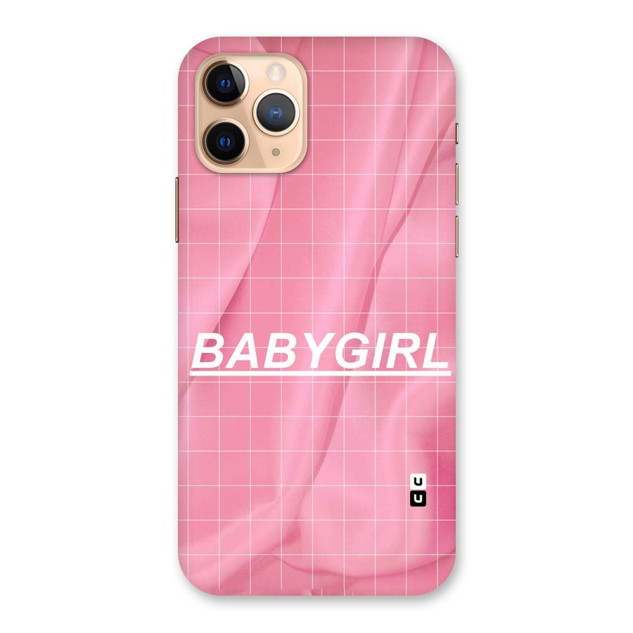 Baby Girl Check Back Case for iPhone 11 Pro