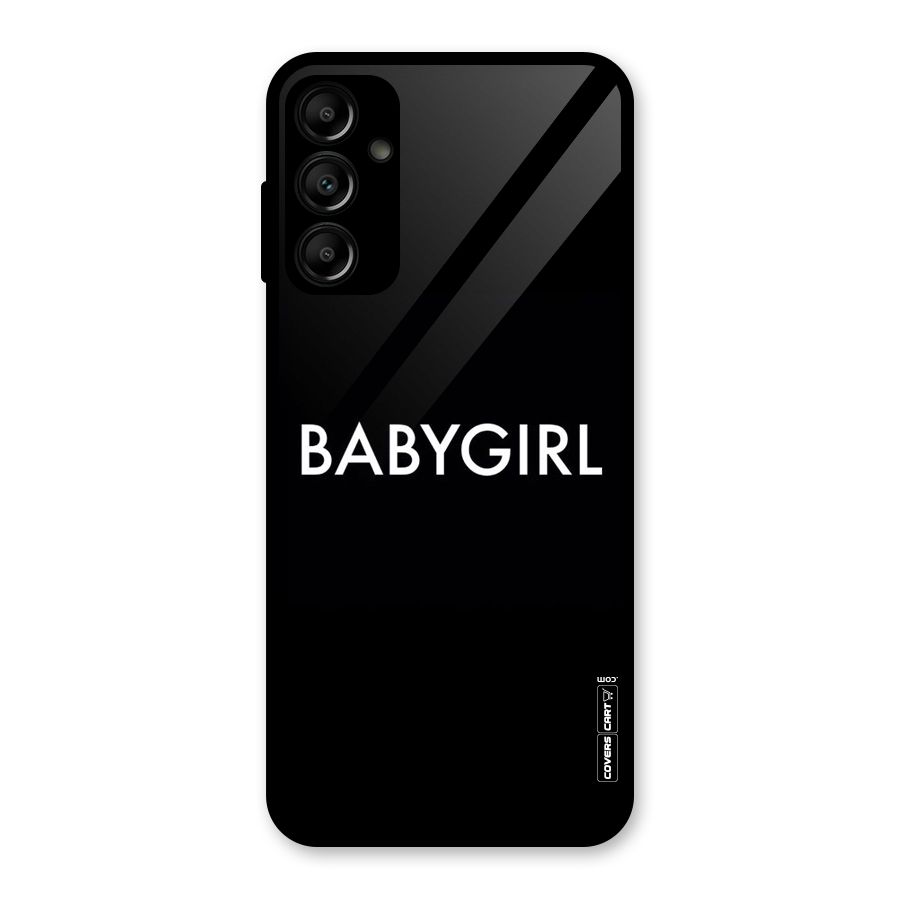 Baby Girl Glass Back Case for Galaxy A14 5G