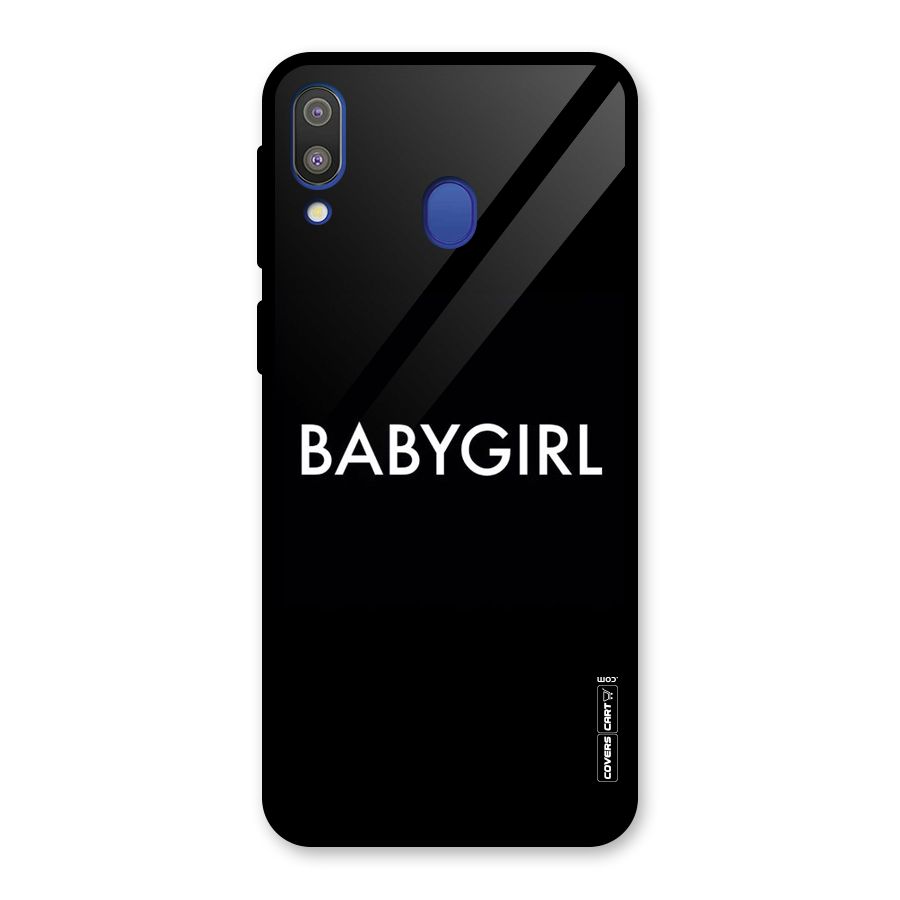 Baby Girl Glass Back Case for Galaxy M20