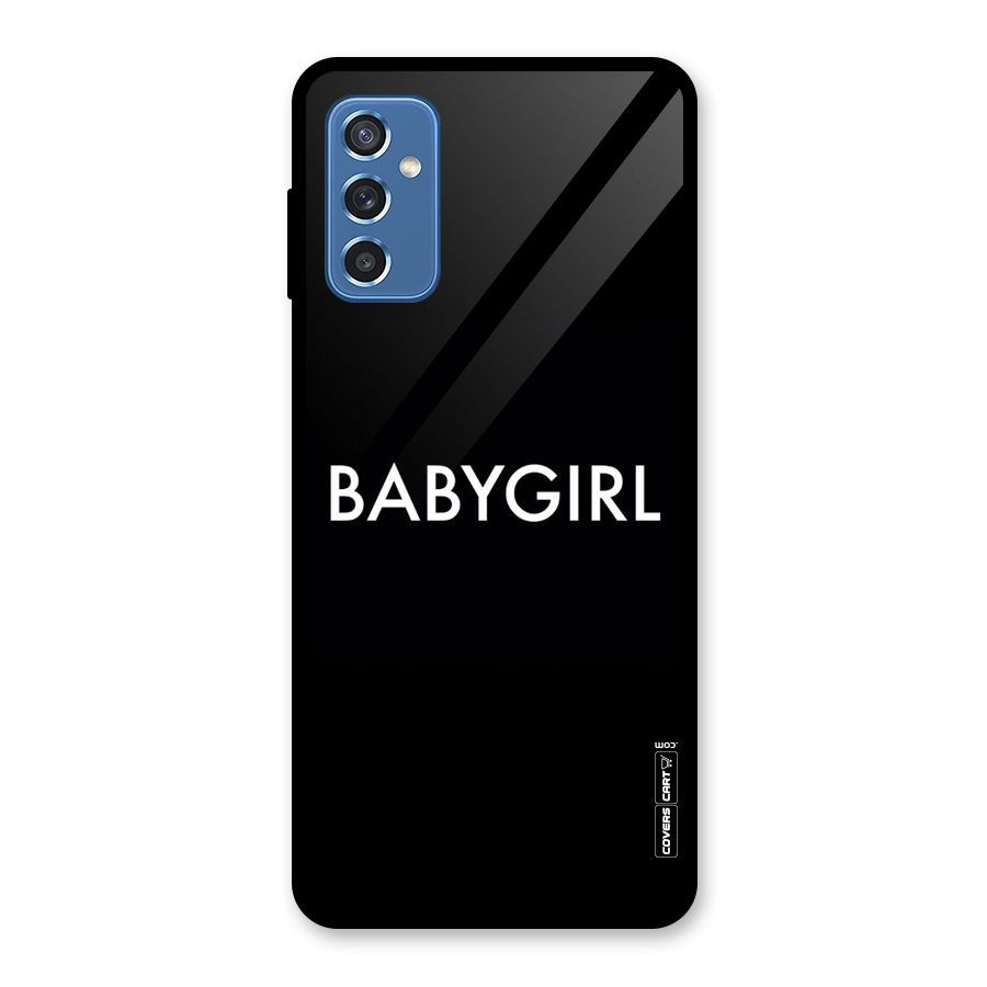 Baby Girl Glass Back Case for Galaxy M52 5G
