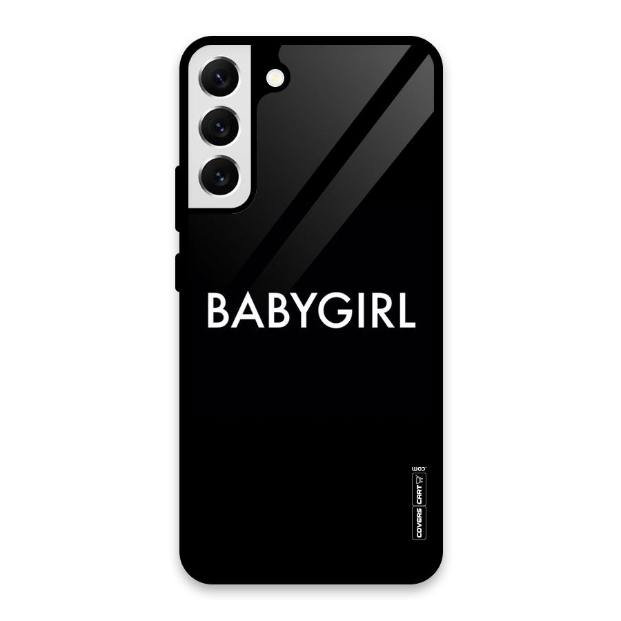 Baby Girl Glass Back Case for Galaxy S22 Plus 5G