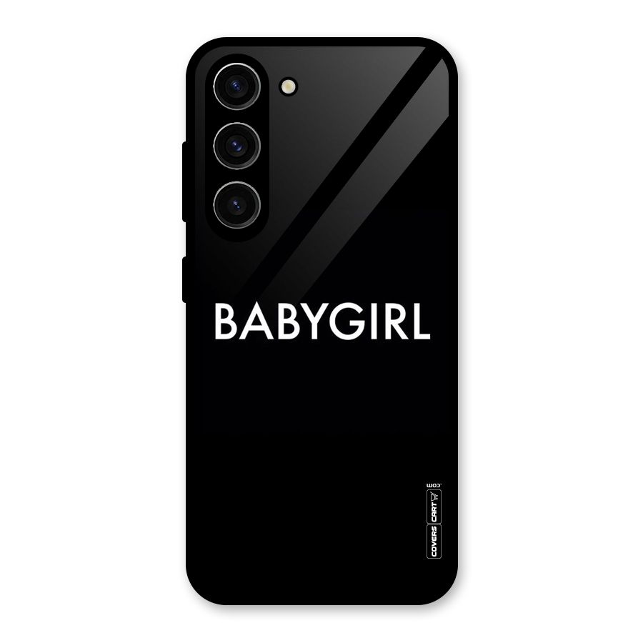 Baby Girl Glass Back Case for Galaxy S23