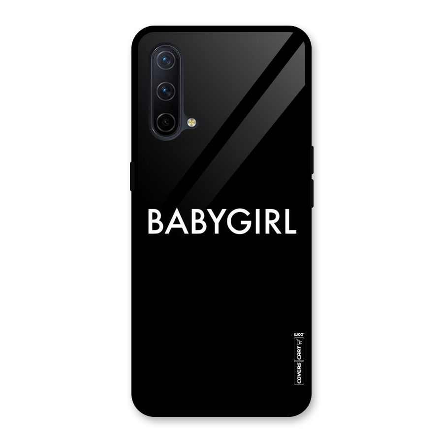 Baby Girl Glass Back Case for OnePlus Nord CE 5G