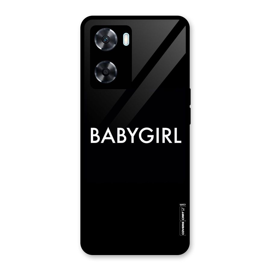 Baby Girl Glass Back Case for Oppo A77