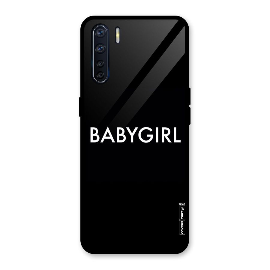 Baby Girl Glass Back Case for Oppo F15