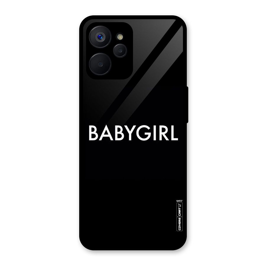 Baby Girl Glass Back Case for Realme 9i 5G