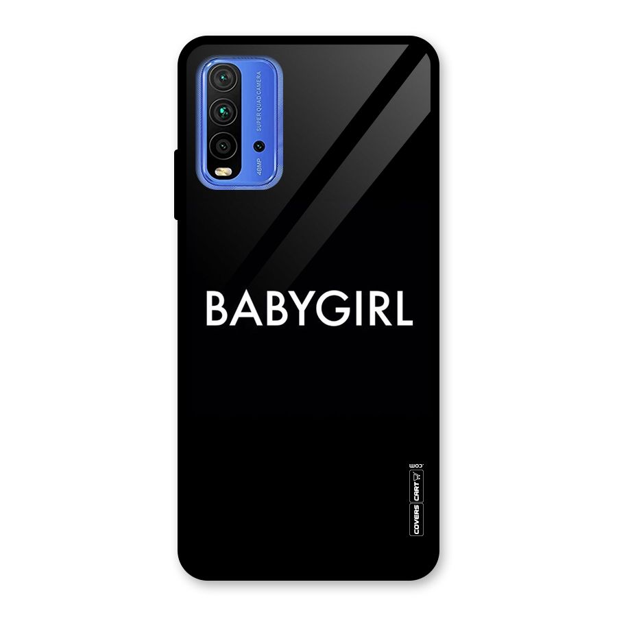 Baby Girl Glass Back Case for Redmi 9 Power
