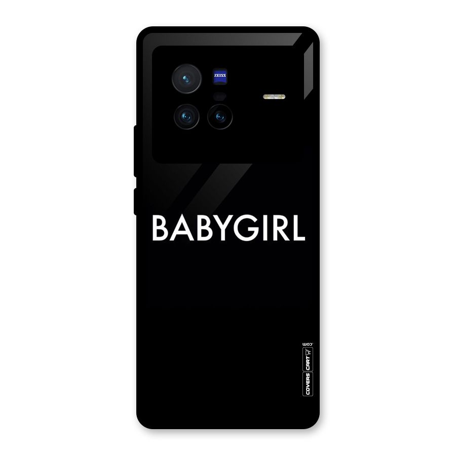Baby Girl Glass Back Case for Vivo X80