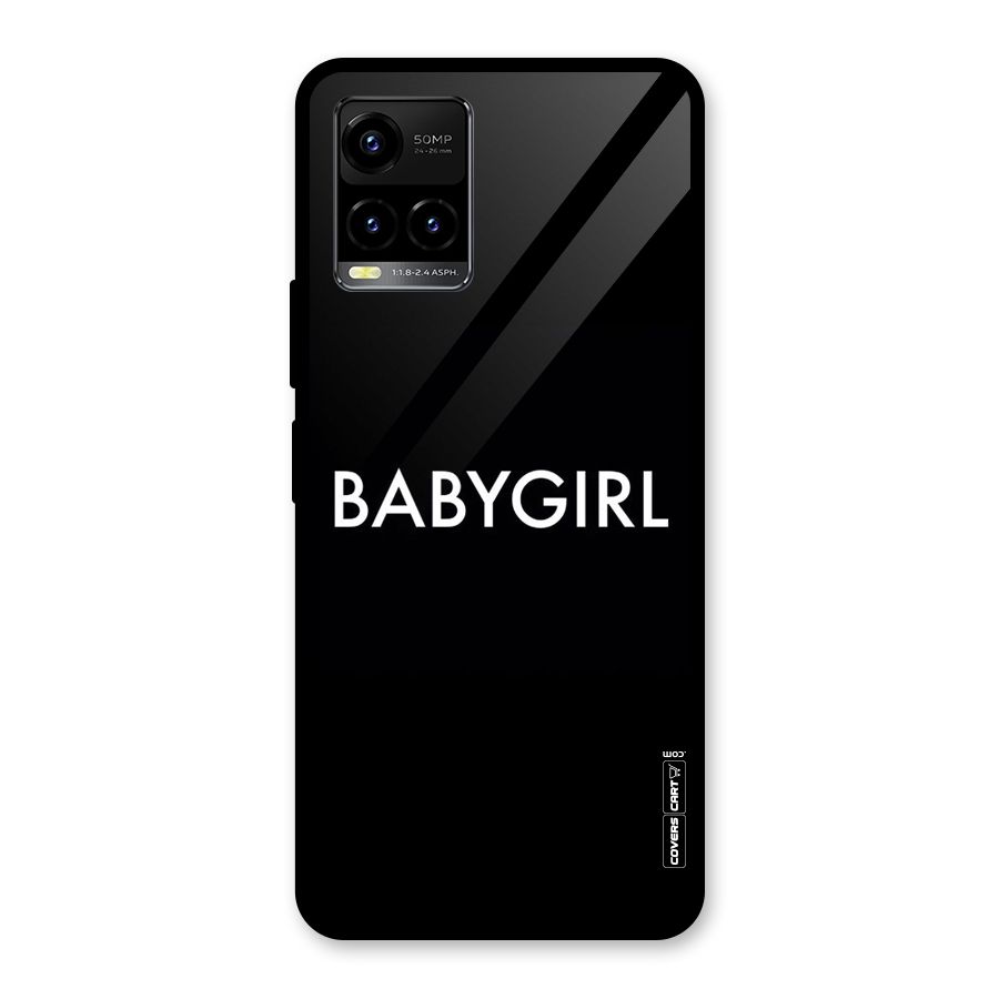 Baby Girl Glass Back Case for Vivo Y21T