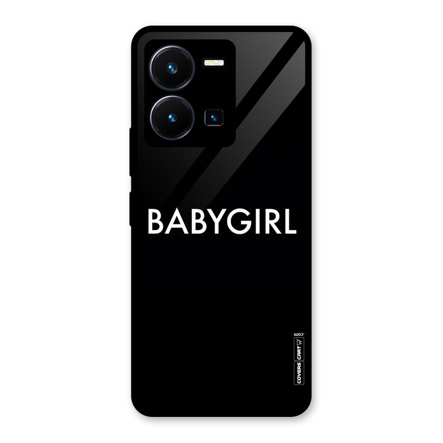 Baby Girl Glass Back Case for Vivo Y35