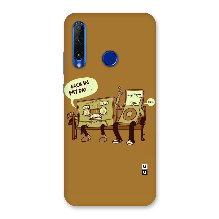Back In Day Casette Back Case for Honor 20i