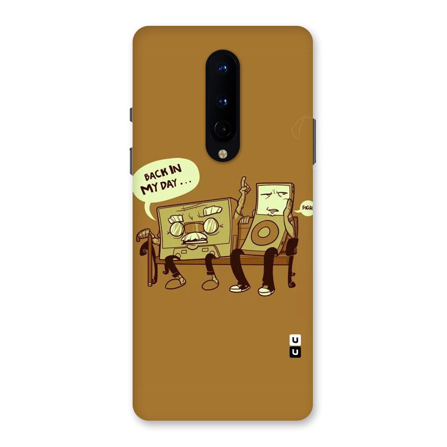 Back In Day Casette Back Case for OnePlus 8