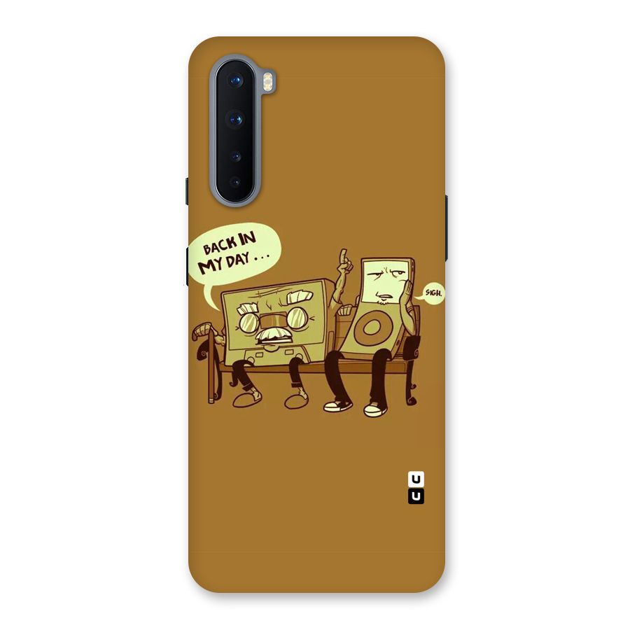Back In Day Casette Back Case for OnePlus Nord