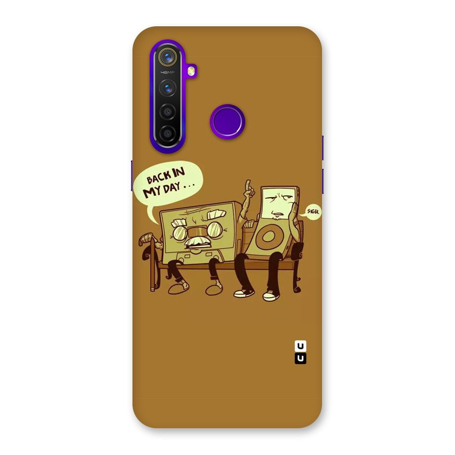 Back In Day Casette Back Case for Realme 5 Pro