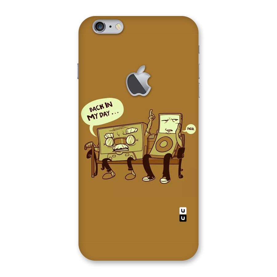 Back In Day Casette Back Case for iPhone 6 Plus 6S Plus Logo Cut
