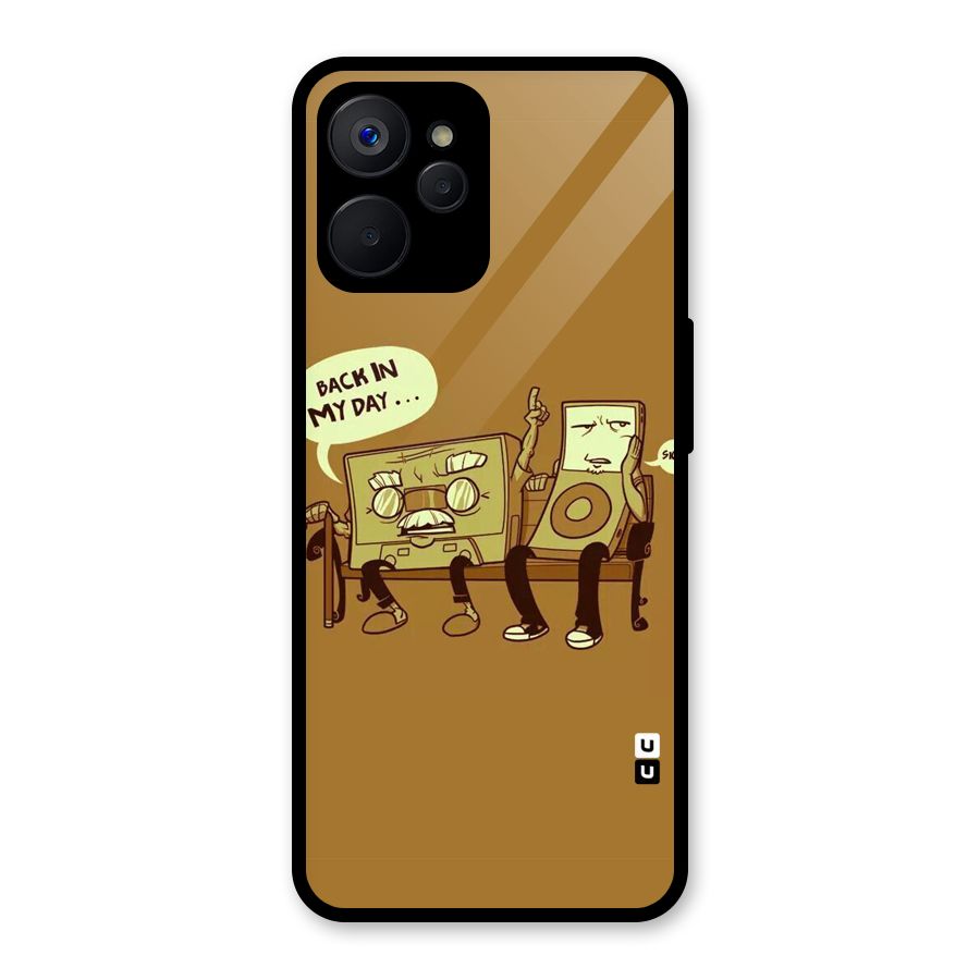 Back In Day Casette Glass Back Case for Realme 9i 5G