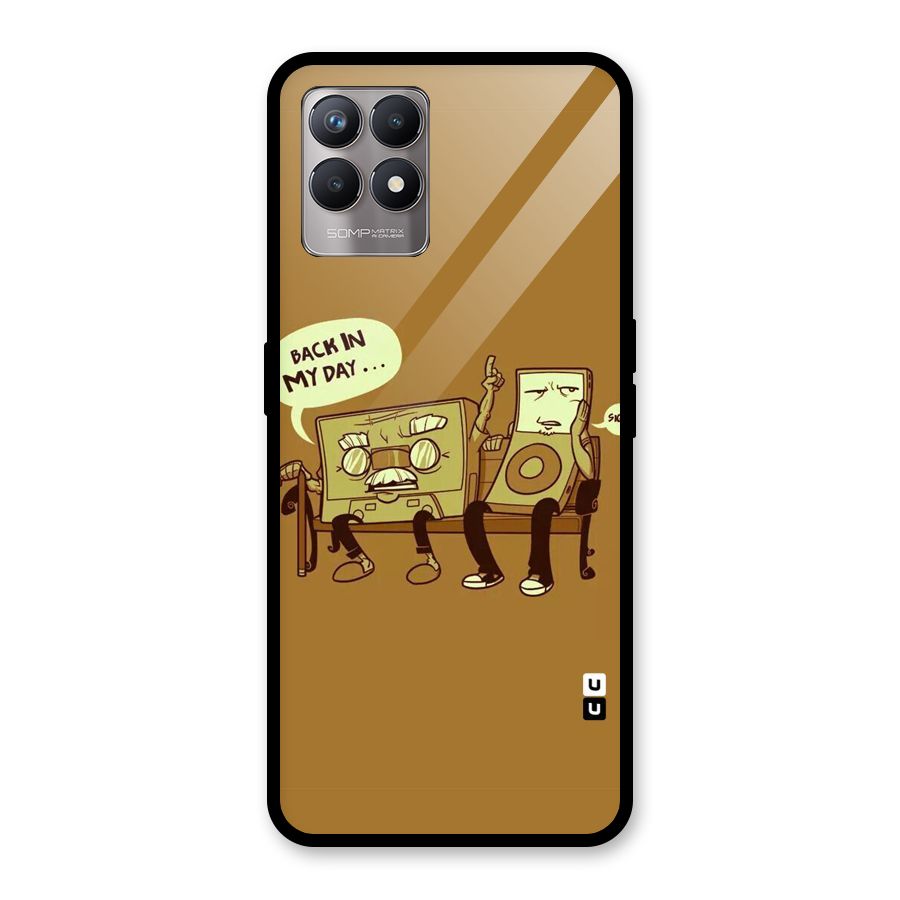 Back In Day Casette Glass Back Case for Realme Narzo 50