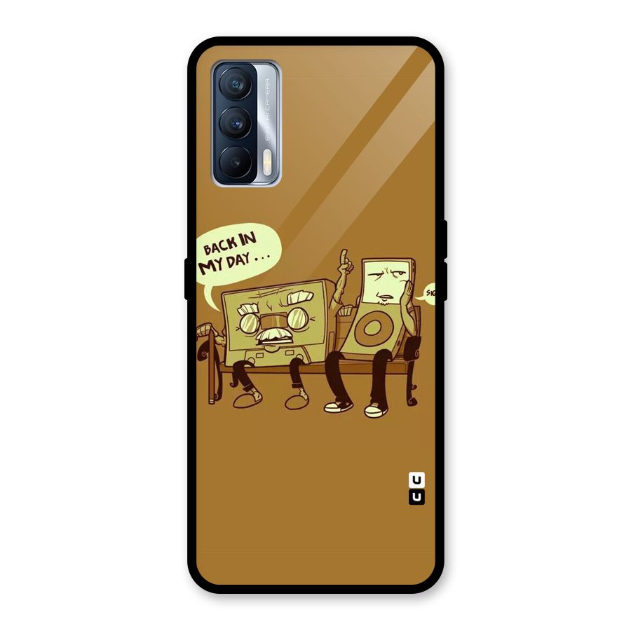 Back In Day Casette Glass Back Case for Realme X7