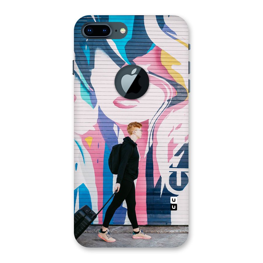 Backpacker Back Case for iPhone 7 Plus Logo Cut