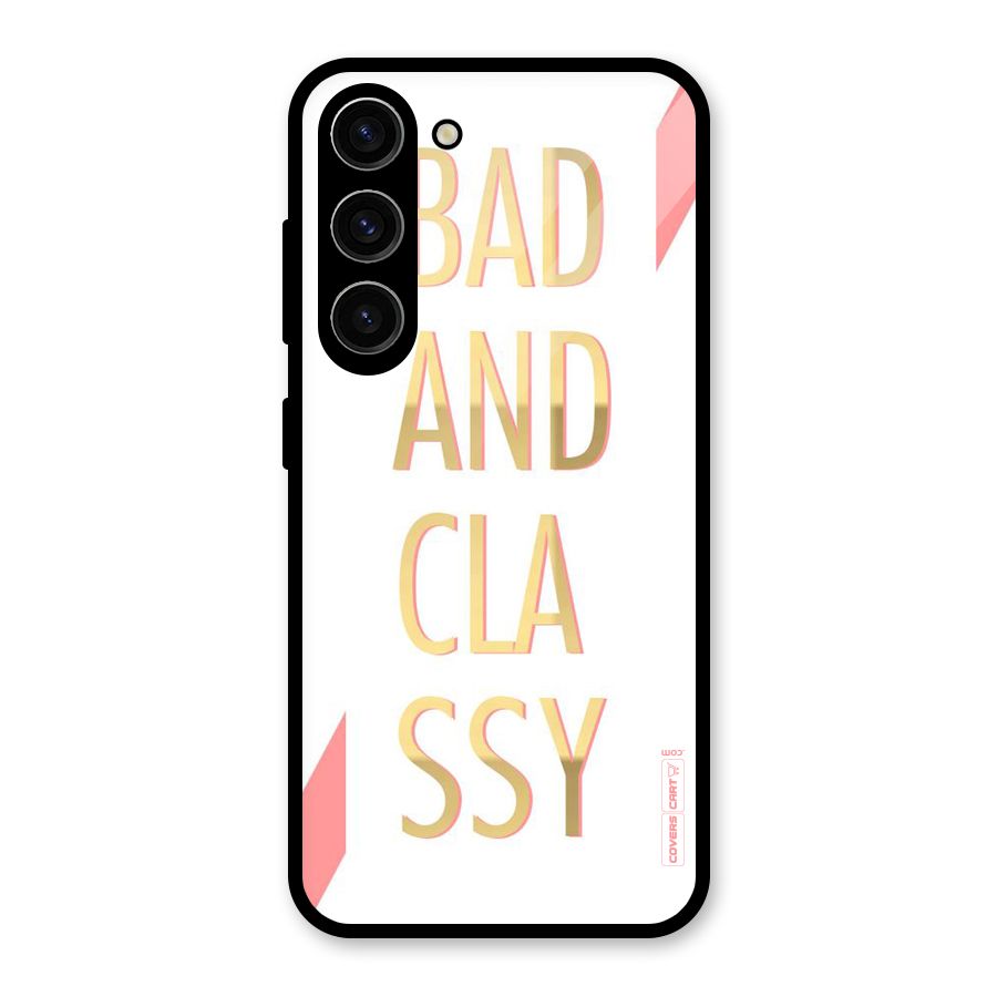 Bad And Classy Glass Back Case for Galaxy S23