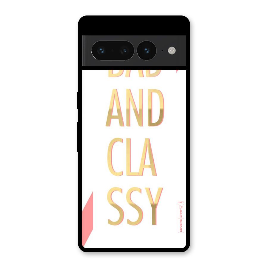 Bad And Classy Glass Back Case for Google Pixel 7 Pro