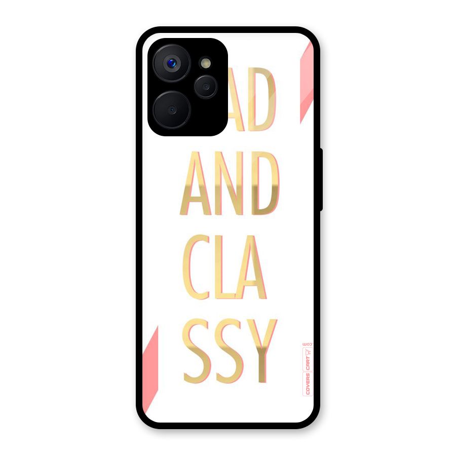 Bad And Classy Glass Back Case for Realme 9i 5G
