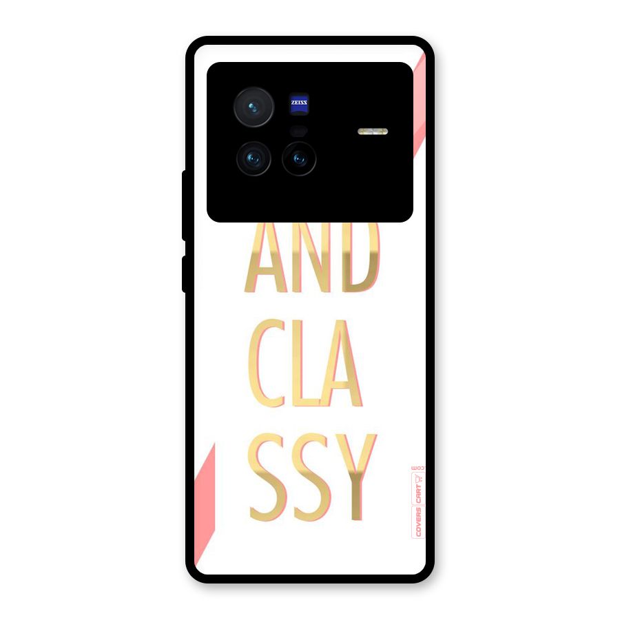 Bad And Classy Glass Back Case for Vivo X80