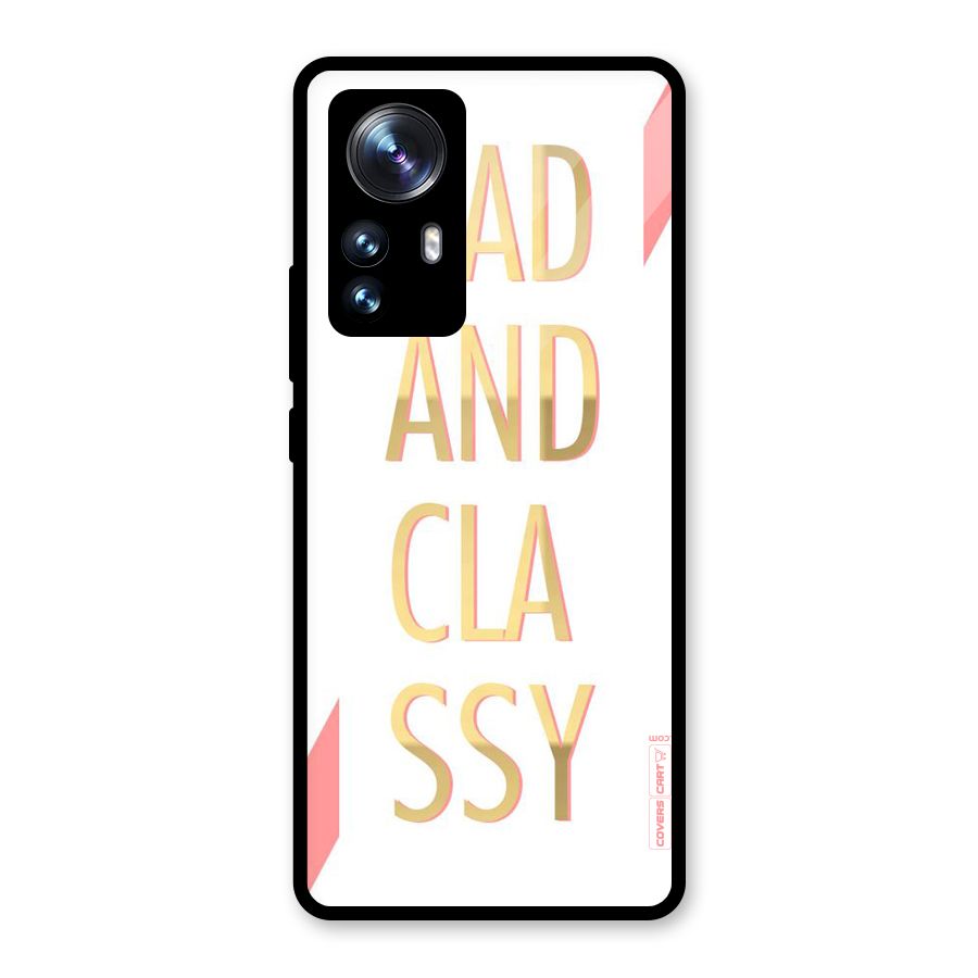 Bad And Classy Glass Back Case for Xiaomi 12 Pro