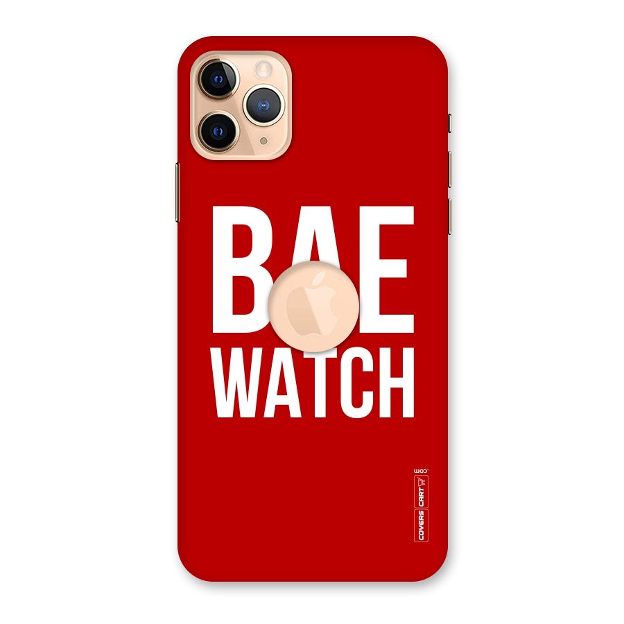 Bae Watch Back Case for iPhone 11 Pro Max Logo Cut