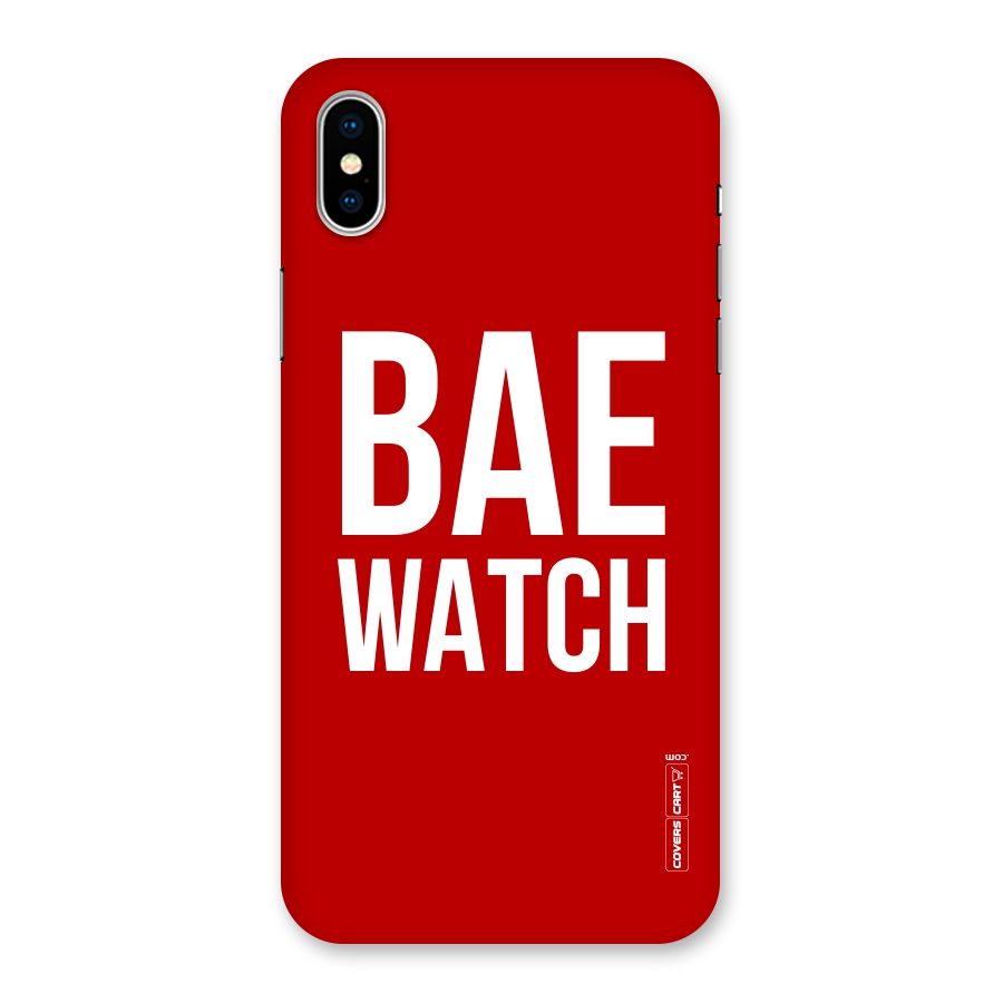 Bae Watch Back Case for iPhone XS