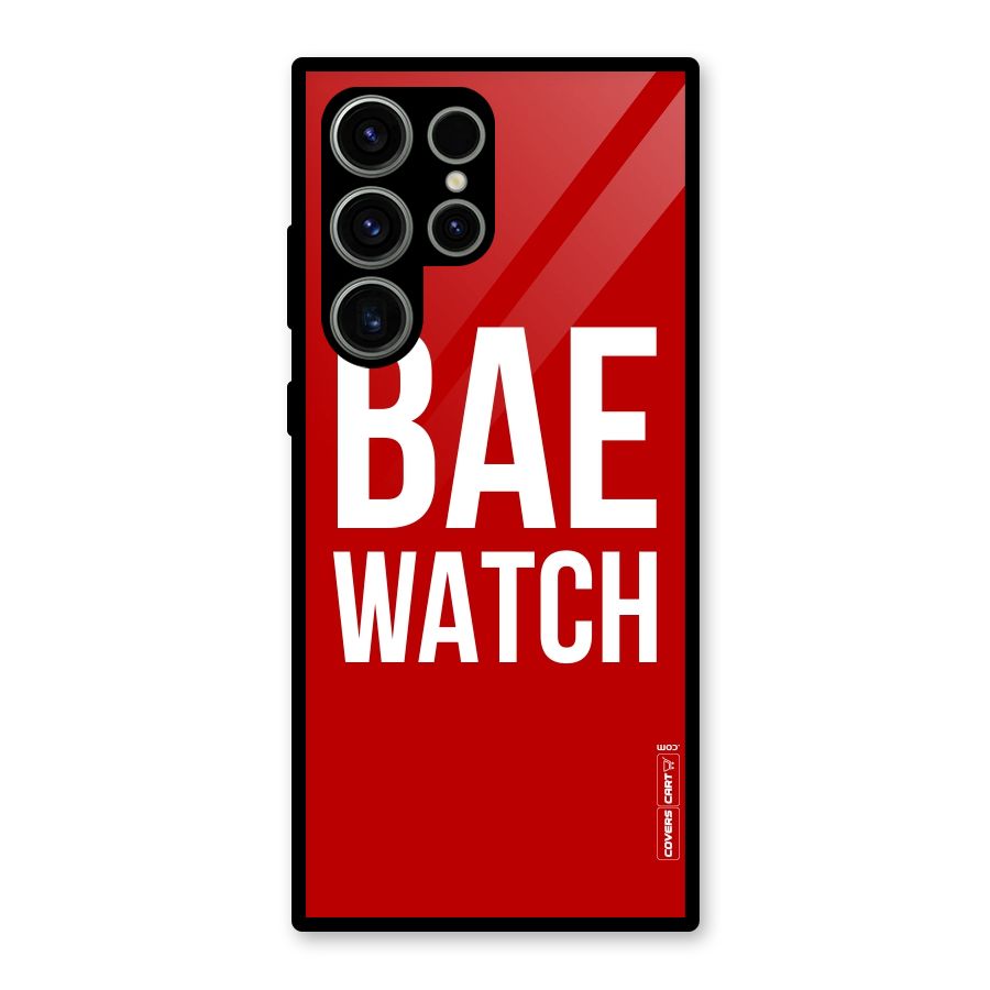 Bae Watch Glass Back Case for Galaxy S23 Ultra