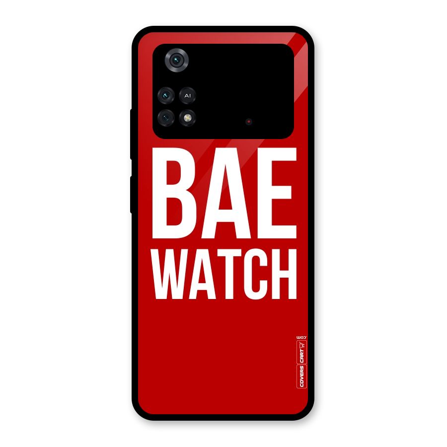 Bae Watch Glass Back Case for Poco M4 Pro 4G