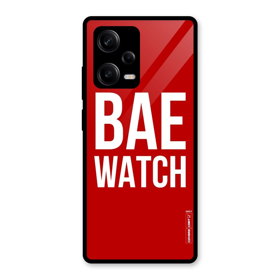 Bae Watch Glass Back Case for Redmi Note 12 Pro