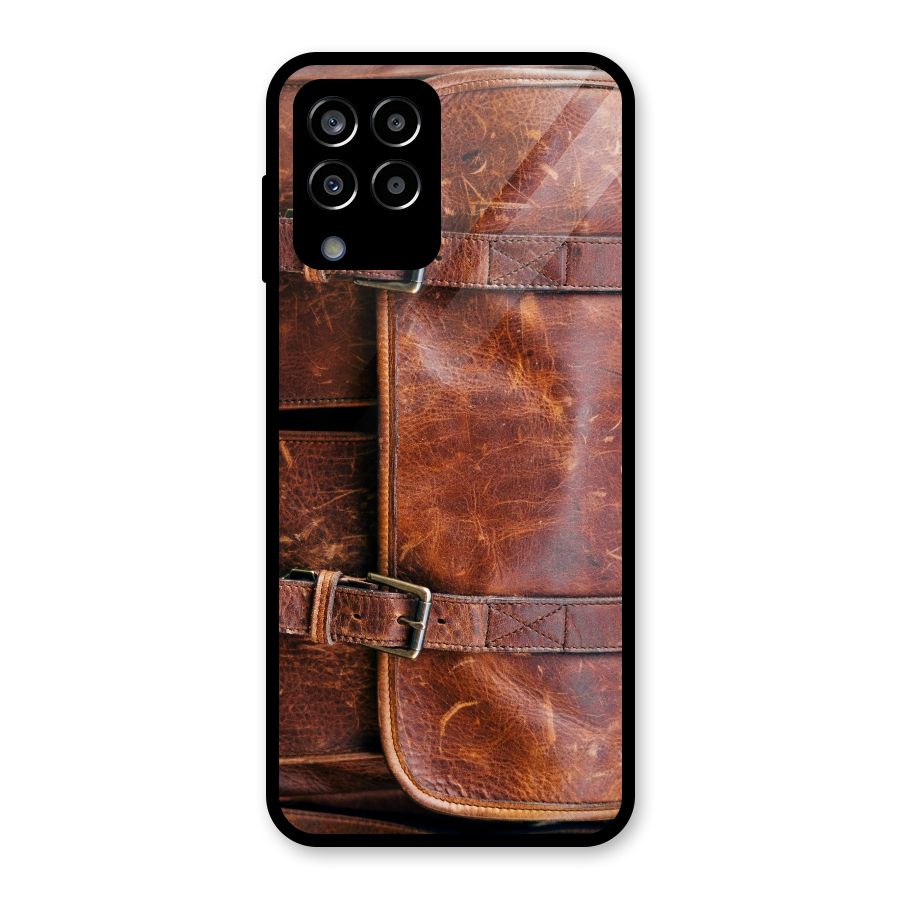 Bag Design (Printed) Glass Back Case for Galaxy M33