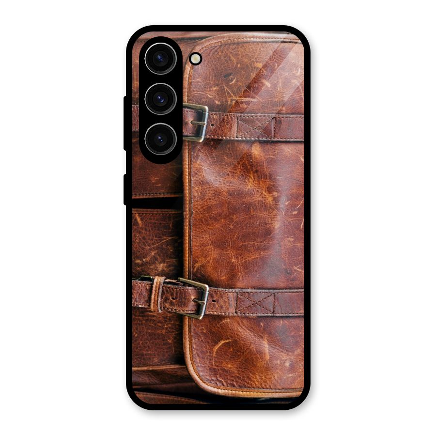Bag Design (Printed) Glass Back Case for Galaxy S23