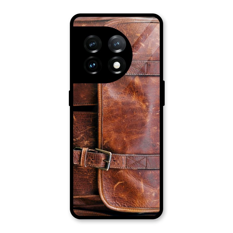 Bag Design (Printed) Glass Back Case for OnePlus 11