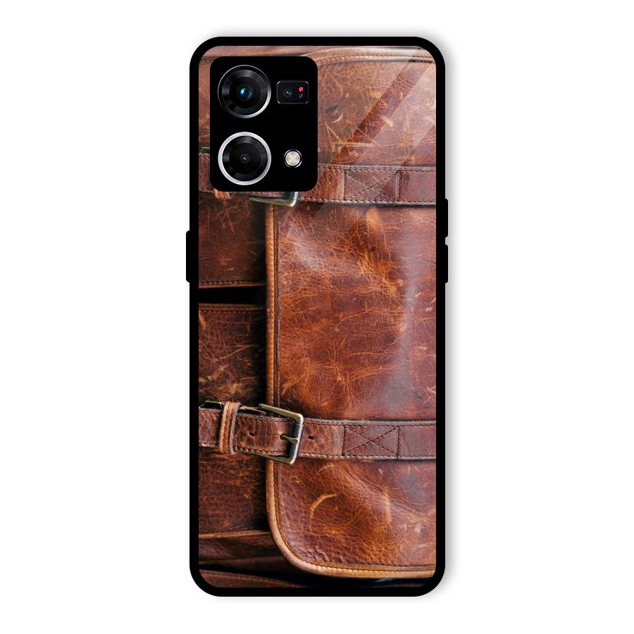 Bag Design (Printed) Glass Back Case for Oppo F21 Pro 5G